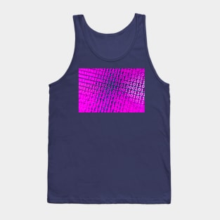 Binary Numbers, Computer Talk, Purple Tank Top